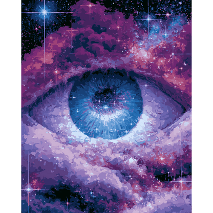 The Universe Watches | Peinture par numéros Peinture par numéros