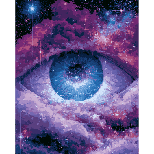 The Universe Watches | Peinture par numéros Peinture par numéros