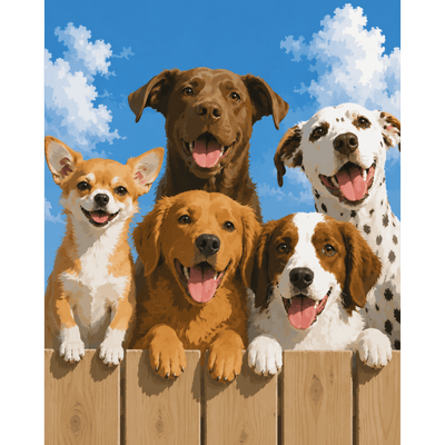 The Welcome Committee | Paint by Number