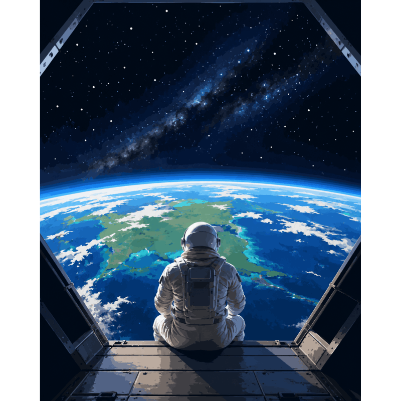 Window to Earth | Paint by Number- Paint by Numbers