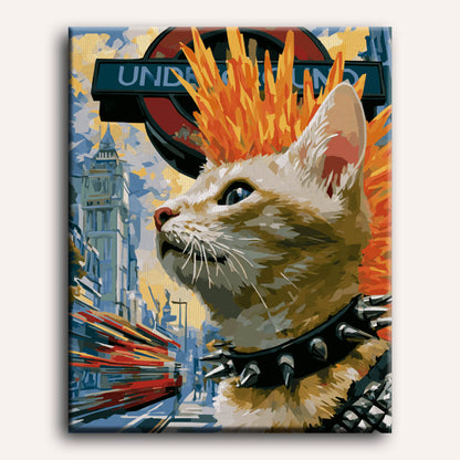 Anarchy Whiskers | Paint by Number