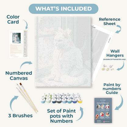 Blush Whiskers | Paint by Number
