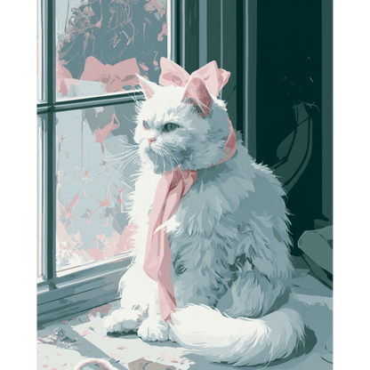 Blush Whiskers | Paint by Number- Paint by Numbers