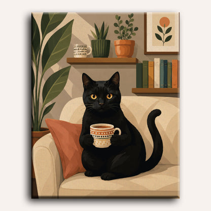 Coffee Whiskers | Paint by Number