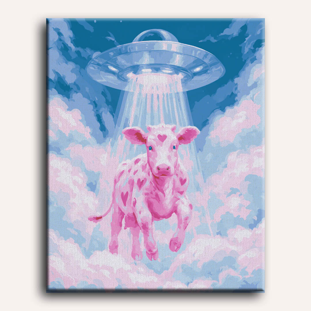 Cosmic Moo | Paint by Number