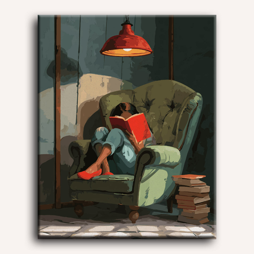 Cozy Reading Nook | Paint by Number