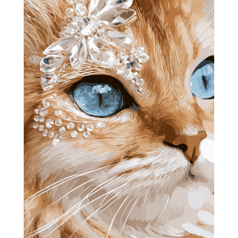 Crystal Whiskers | Paint by Number- Paint by Numbers