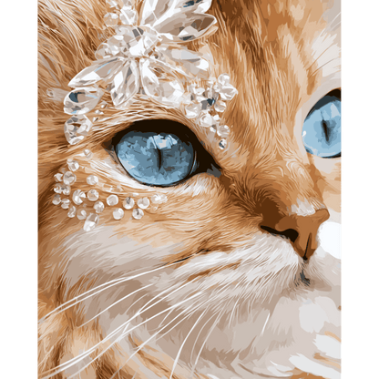 Crystal Whiskers | Paint by Number- Paint by Numbers
