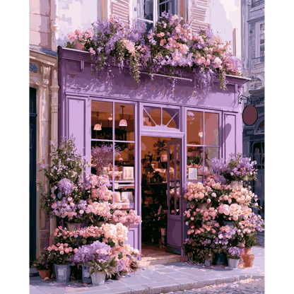 Lavender Corner | Paint by Number- Paint by Numbers