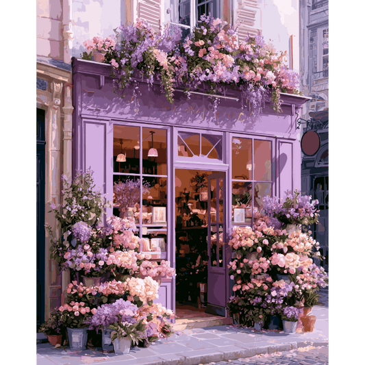 Lavender Corner | Paint by Number- Paint by Numbers