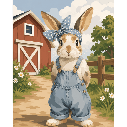 Little Farm Friend | Paint by Number- Paint by Numbers