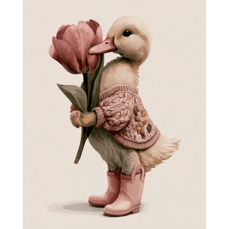 Little Sweetheart | Paint by Number- Paint by Numbers