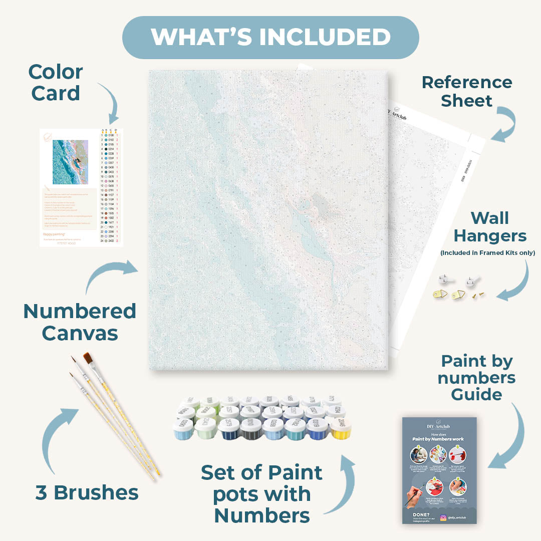 Mermaid Cove | Paint by Number