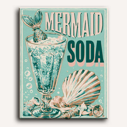 Mermaid Fizz | Paint by Number