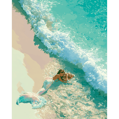 Mermaid Tide | Paint by Number