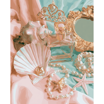 Sirène Vanity | Peinture par numéros Peinture par numéros