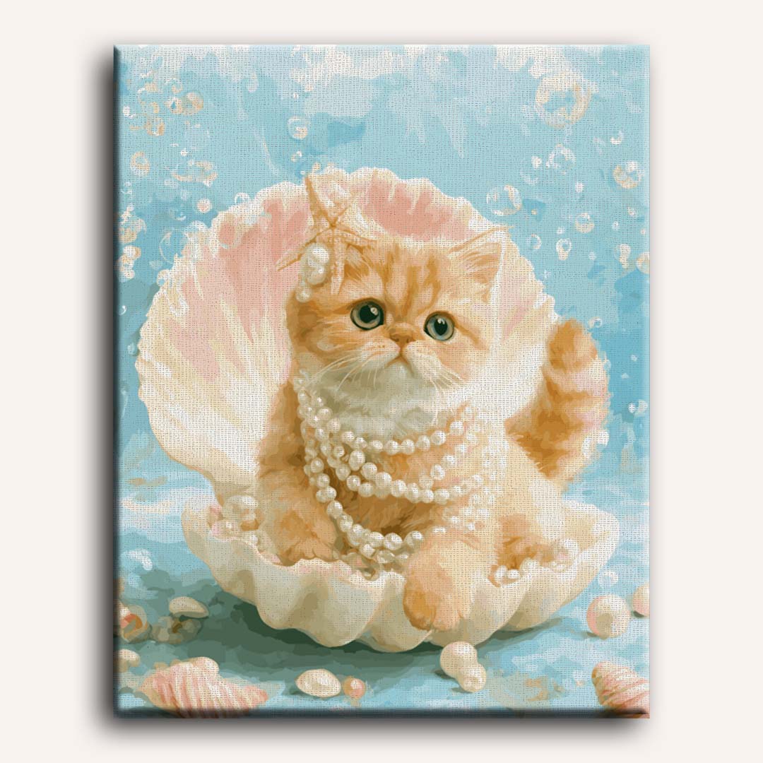 Mermaid Whiskers | Paint by Number
