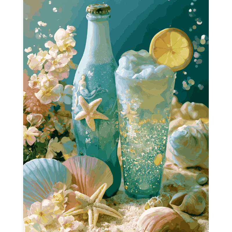 Ocean Fizz | Paint by Number- Paint by Numbers