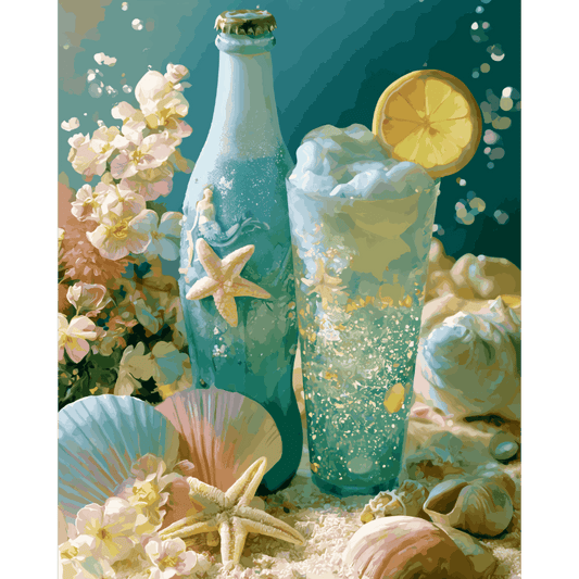 Ocean Fizz | Paint by Number- Paint by Numbers