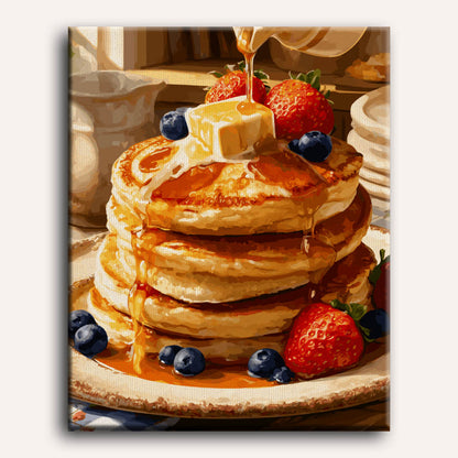 Pancakes for Breakfast | Paint by Number