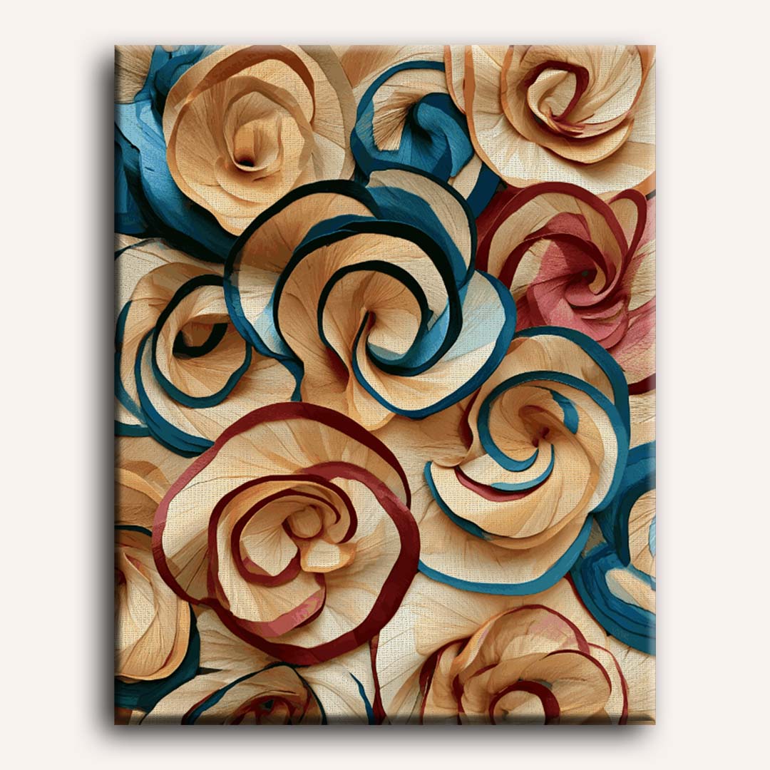Paper Blossoms | Paint by Number