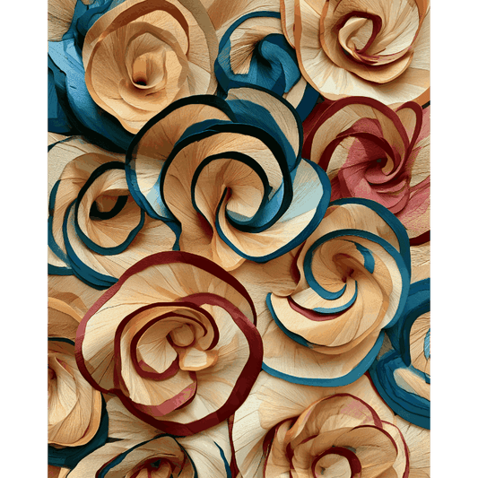Paper Blossoms | Paint by Number- Paint by Numbers