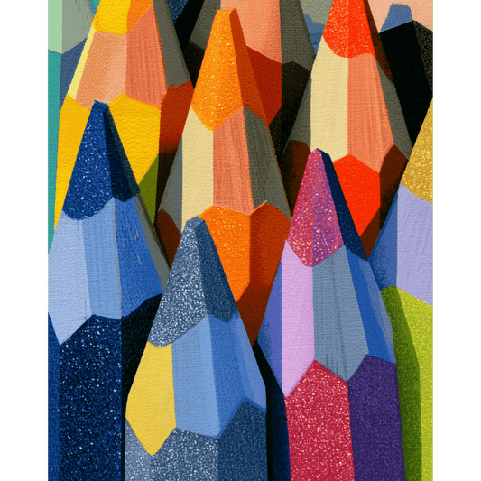 Pencil Party | Paint by Number- Paint by Numbers