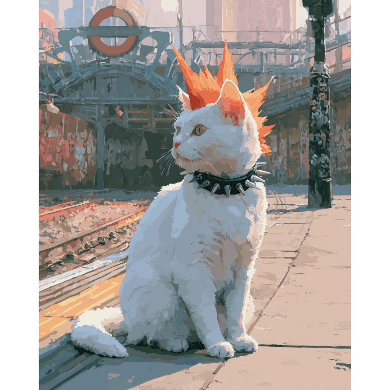 Punk Plateforme | Peinture par numéros- Peinture par numéros