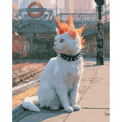 Punk Plateforme | Peinture par numéros- Peinture par numéros