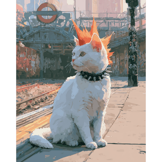 Punk Plateforme | Peinture par numéros- Peinture par numéros