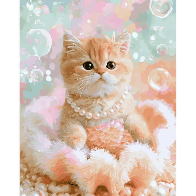 Princess Purr | Paint by Number- Paint by Numbers