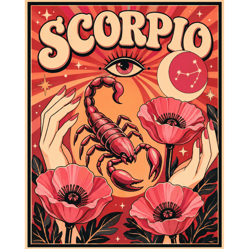 Floraison Scorpion | Peinture par numéros- Peinture par numéros