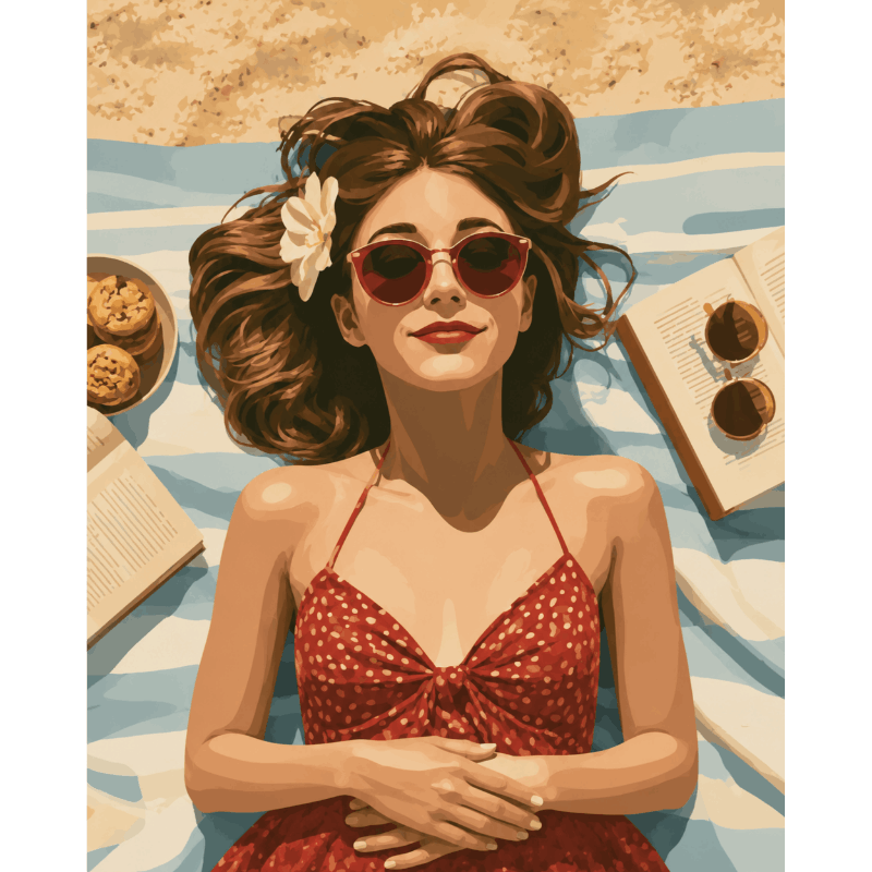Seaside Escape | Paint by Number- Paint by Numbers