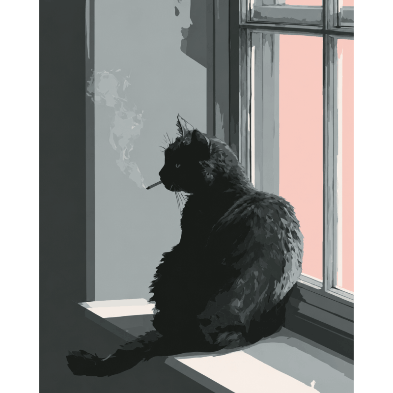 Smoky | Paint by Number- Paint by Numbers