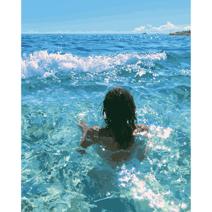 Sparkling Tide | Peinture par numéros Peinture par numéros