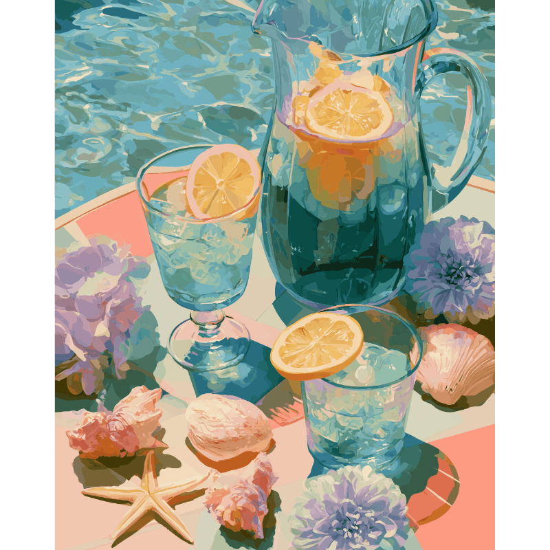 Éclaboussure d'Été | Peinture par numéros