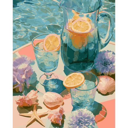 Éclaboussure d'Été | Peinture par numéros