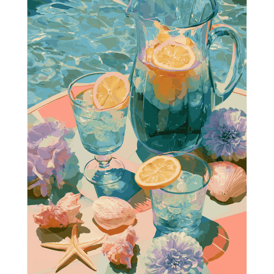 Éclaboussure d'Été | Peinture par numéros