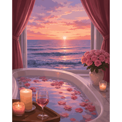 Sunset Soak | Paint by Number