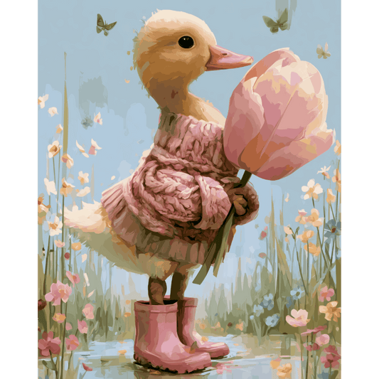 Tulipe Chérie | Peinture à numéros- Peinture à numéros