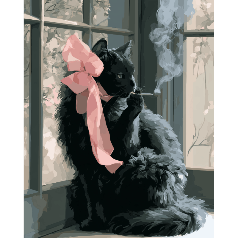 Velvet Attitude | Paint by Number- Paint by Numbers