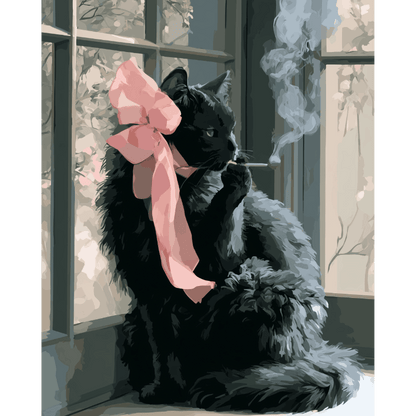 Velvet Attitude | Paint by Number- Paint by Numbers