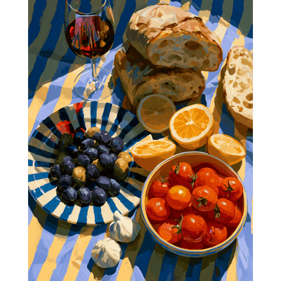 Mediterranean Presents | Paint by Number