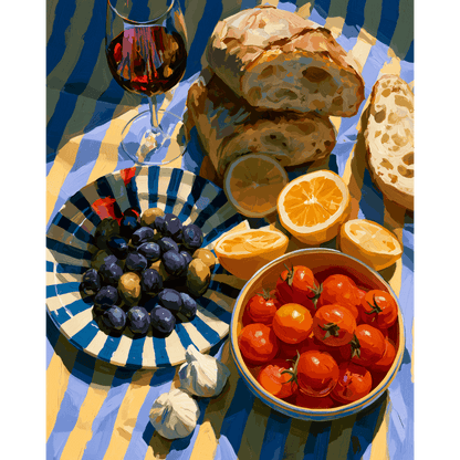 Mediterranean Presents | Paint by Number- Paint by Numbers