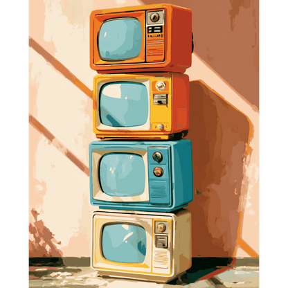 Tv Era | Paint by Number- Paint by Numbers