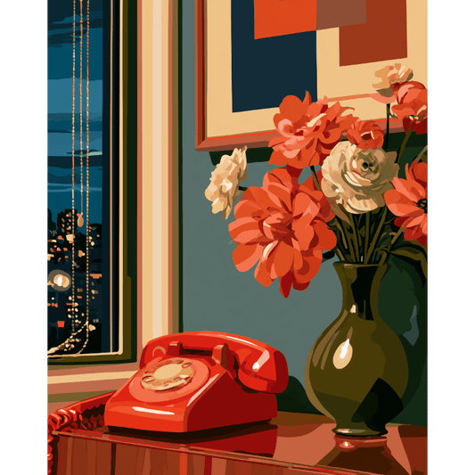 Intérieur vintage | Peinture à numéros - Peinture à numéros
