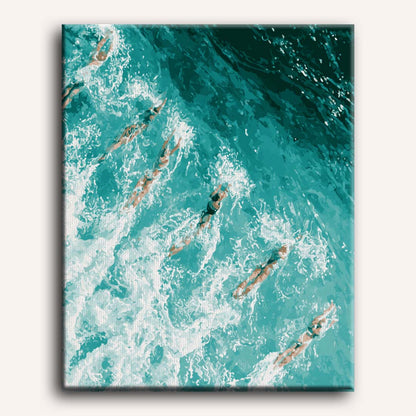 Aqua Escape | Paint by Number