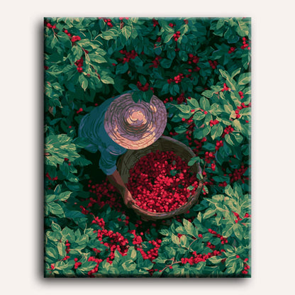 Coffee Harvest | Paint by Number
