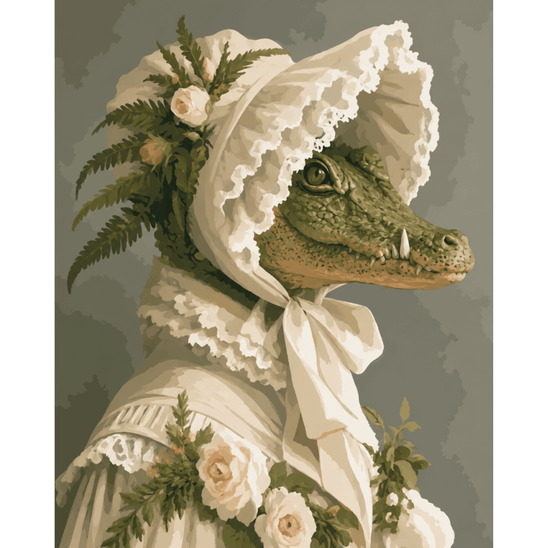 Duchess Croc | Paint by Number- Paint by Numbers