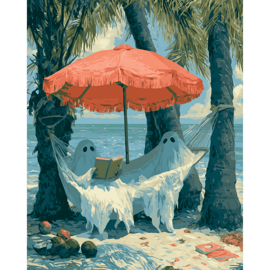 Haunted Holiday | Paint by Number- Paint by Numbers